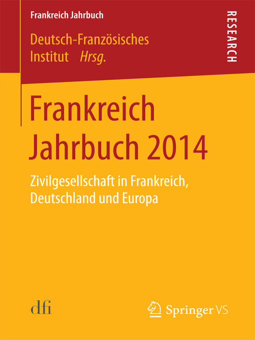 Title details for Frankreich Jahrbuch 2014 by Deutsch-Französisches Institut - Available